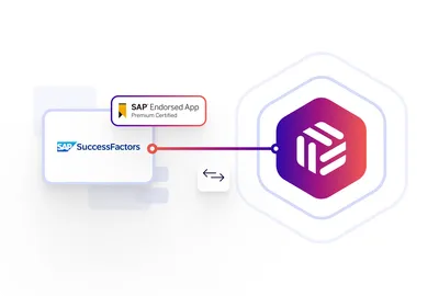 Diagram of Beamery and SAP SuccessFactors bi-directional sync