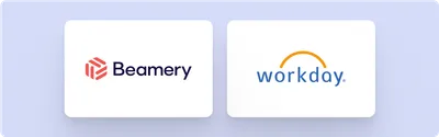 Diagram of Beamery integrating into Workday Skills Cloud and Workday Recruiting